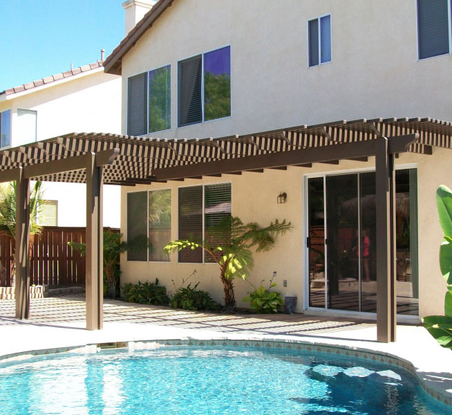California Lattice Patio Cover