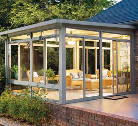 Glass Sunroom Outside